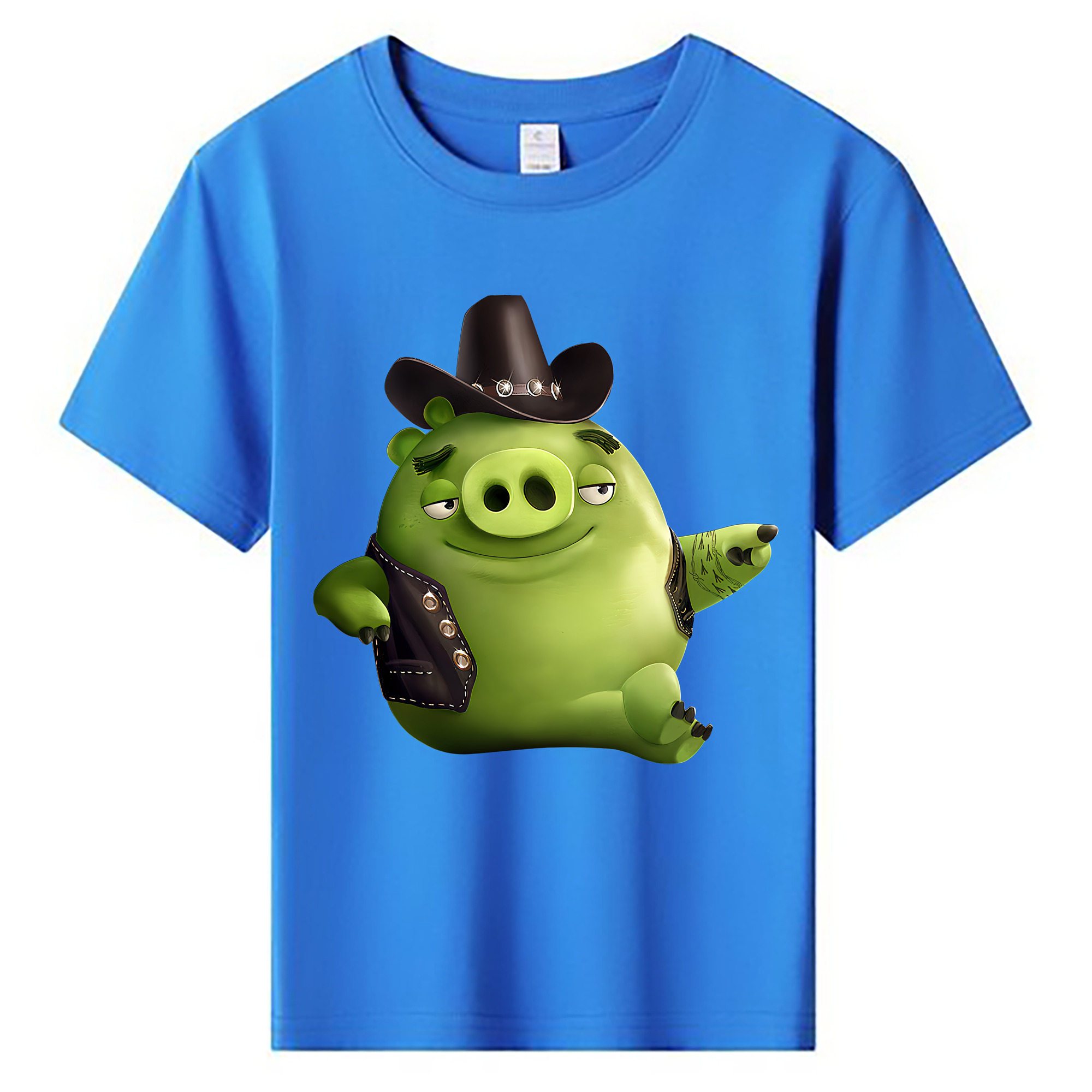 （画像用） Angry Birds アングリーバード 綿100％キッズTシャツ（フロントプリント）
